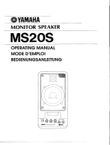 Yamaha MS20S El manual del propietario