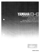 Yamaha B-6 El manual del propietario