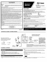 Funai CRT Television F4813T Manual de usuario
