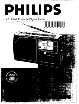 Philips Portable Radio AE 2340/00 Manual de usuario