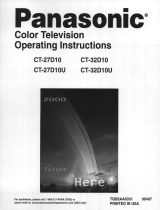 Panasonic CRT Television CT 27D10 Manual de usuario