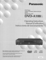 Panasonic DVD Player DVD-A100 u CA Manual de usuario