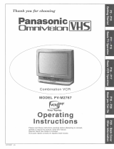 Panasonic TV VCR Combo PV-M2767 Manual de usuario