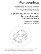 Panasonic Blood Pressure Monitor EW280 Manual de usuario
