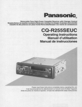 Panasonic CQR255SEUC Manual de usuario