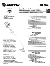 Snapper LINE TRIMMER (CURVED SHAFT) Manual de usuario