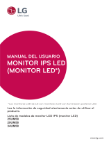 LG 25UM58 Manual de usuario