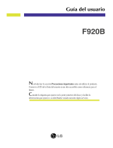 LG F920B Manual de usuario