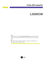 LG L2000CM-SF Manual de usuario