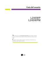 LG L245WP-BN Manual de usuario