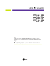 LG W2042P-BF Manual de usuario