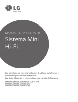 LG CM4341 Manual de usuario