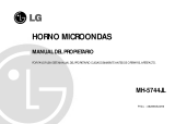 LG MH-5744JL Manual de usuario