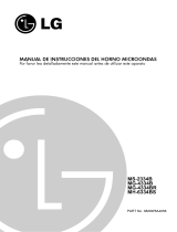 LG MH-6334BS Manual de usuario