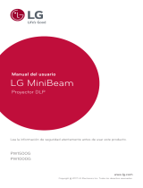 LG Minibeam PW1500G Manual de usuario