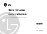 LG MH0849H Manual de usuario