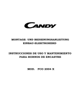 Candy FCO 2004 X Manual de usuario