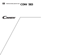 Candy LS CDW 583 Manual de usuario
