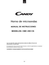 Candy CMC 25D CS Manual de usuario
