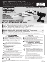 Kyosho EP AIRSTREAK 500VE Readyset El manual del propietario
