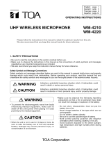 TOA WM-4210 A01 Manual de usuario