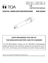 TOA WM-D5200 -C4/-C7/-G1/-H1 Manual de usuario