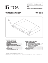 TOA WT-5810 Manual de usuario