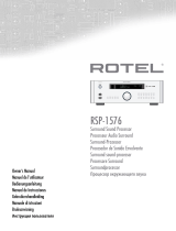 Rotel RSP-1576 El manual del propietario