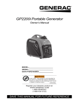 Generac GP2200i G0071170 Manual de usuario