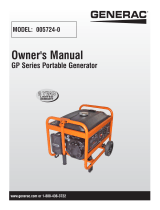 Generac GP3250 005724R0 Manual de usuario