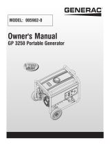 Generac GP3250 0059820 Manual de usuario