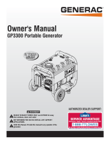 Generac GP3300 0064310 Manual de usuario