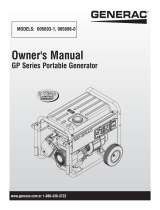 Generac GP8000E 0056960 Manual de usuario