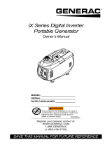 Generac iX1600 0057923 Manual de usuario