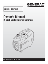 Generac iX2000 0057931 Manual de usuario