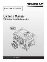 Generac XG4000 G0057780 Manual de usuario