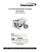 Generac CX1400 PC0141400.01 Manual de usuario