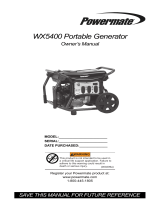 Generac WX5400 PM0145400.01 Manual de usuario