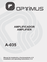 Optimus A-035 Manual de usuario