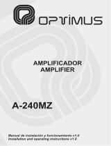 Optimus A-240KIT Manual de usuario
