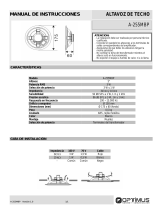 Optimus A-255MBP Manual de usuario