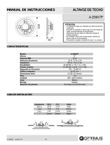Optimus A-258ATP Manual de usuario