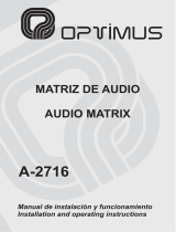 Optimus A-2716 Manual de usuario