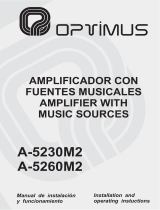 Optimus A-5260M2 Manual de usuario