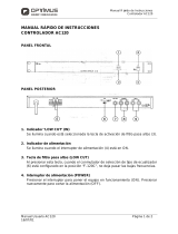 Optimus AC-120 Manual de usuario