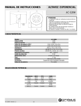 Optimus AC-520W Manual de usuario