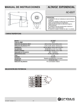 Optimus AC-630T Manual de usuario