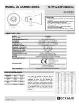 Optimus AC-930EN Manual de usuario