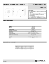 Optimus AER-20T Manual de usuario