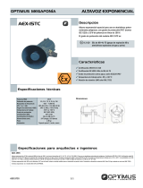 Optimus AEX-15TC Ficha de datos